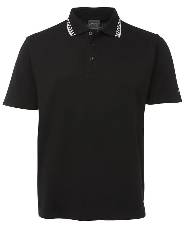 Picture of JB's Chef Polo Black/White