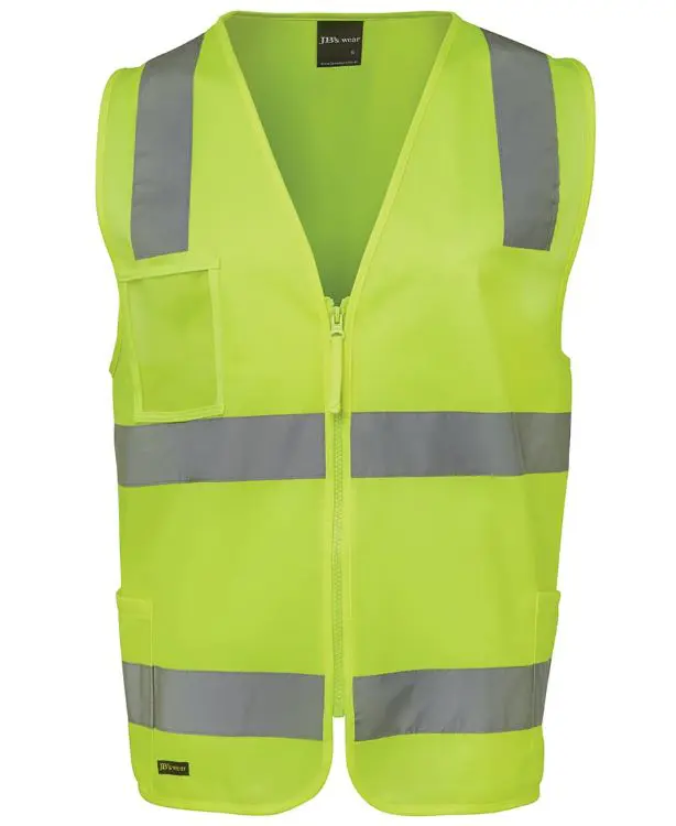 Picture of JB's Hv (D+N) Zip Safety Vest