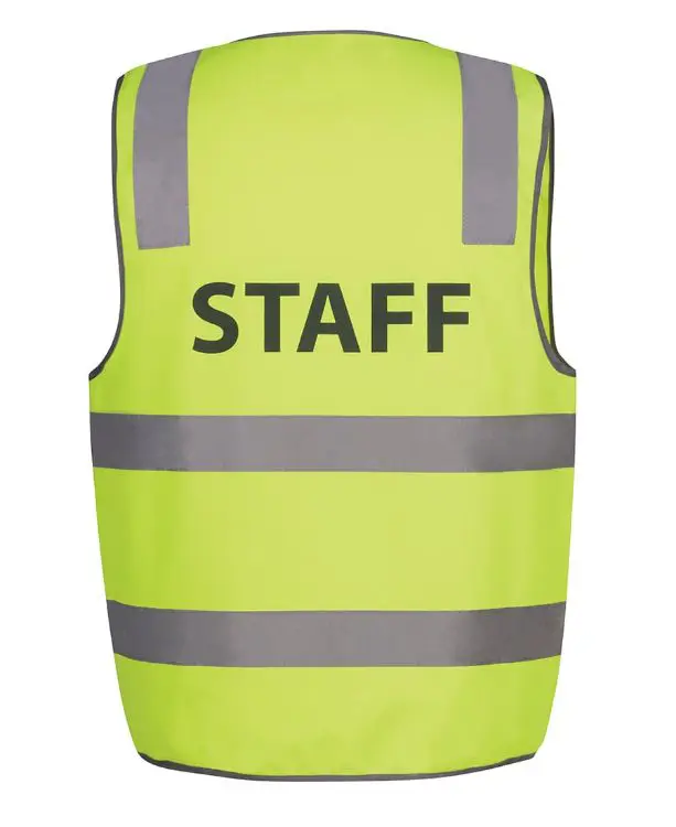 Picture of JB's Hv (D+N) Safety Vest Print Staff Lime