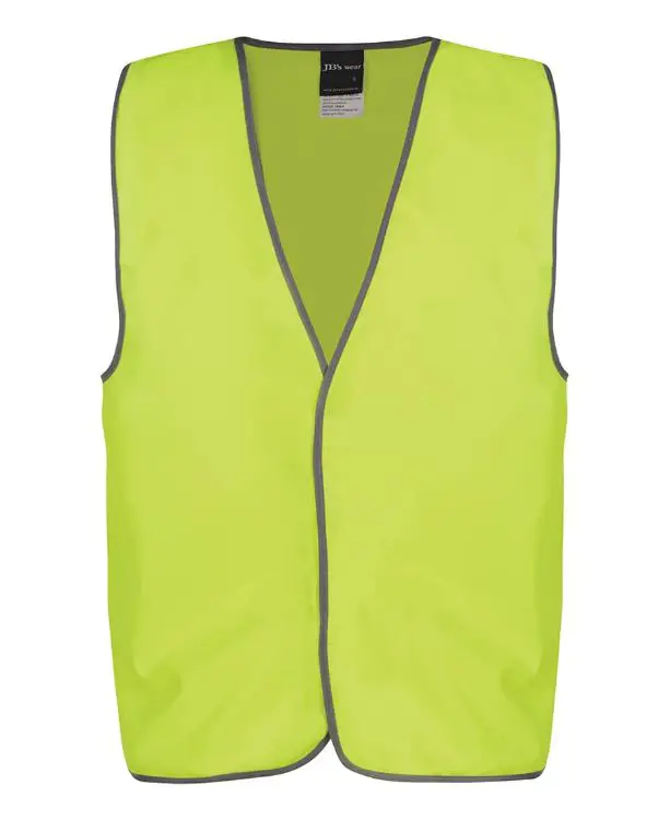 Picture of JB's Hv Safety Vest Print Staff Lime