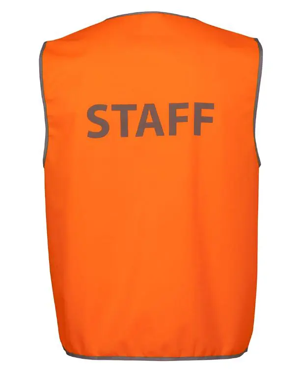 Picture of JB's Hv Safety Vest Print Staff Lime
