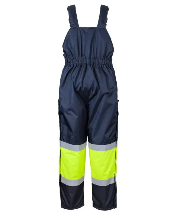 Picture of JB's Freezer Bib & Brace With Tape Navy/Lime