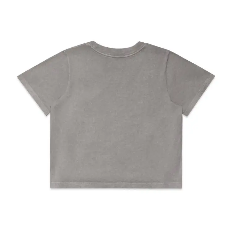 Picture of Wo's Stone Wash Heavy Crop Tee