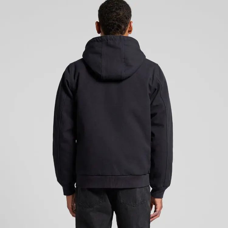 Picture of Canvas Bomber Hood Jacket