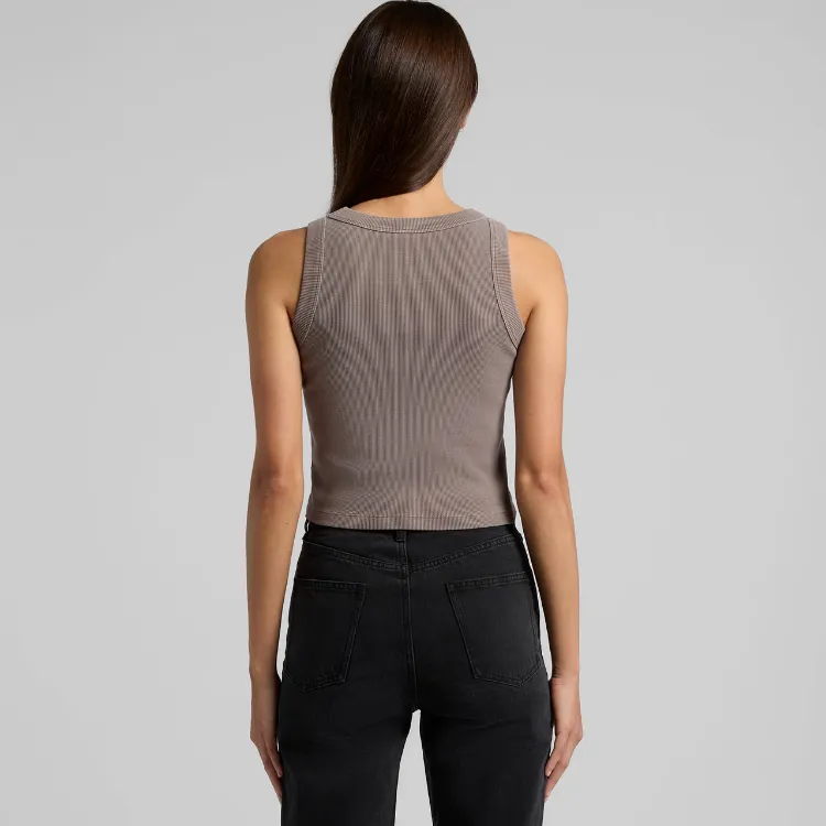 Picture of Wo's Faded Organic Rib Crop Tank