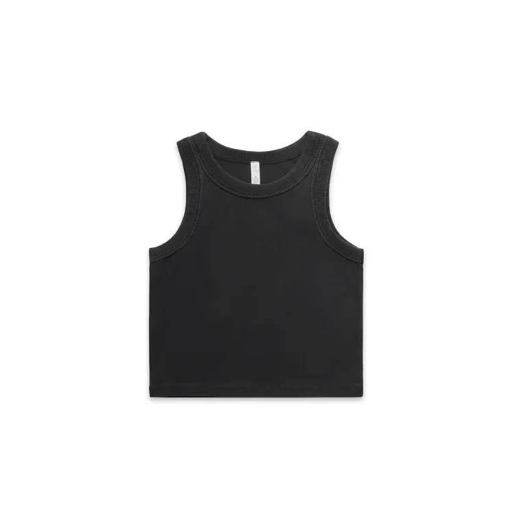Picture of Wo's Faded Organic Rib Crop Tank