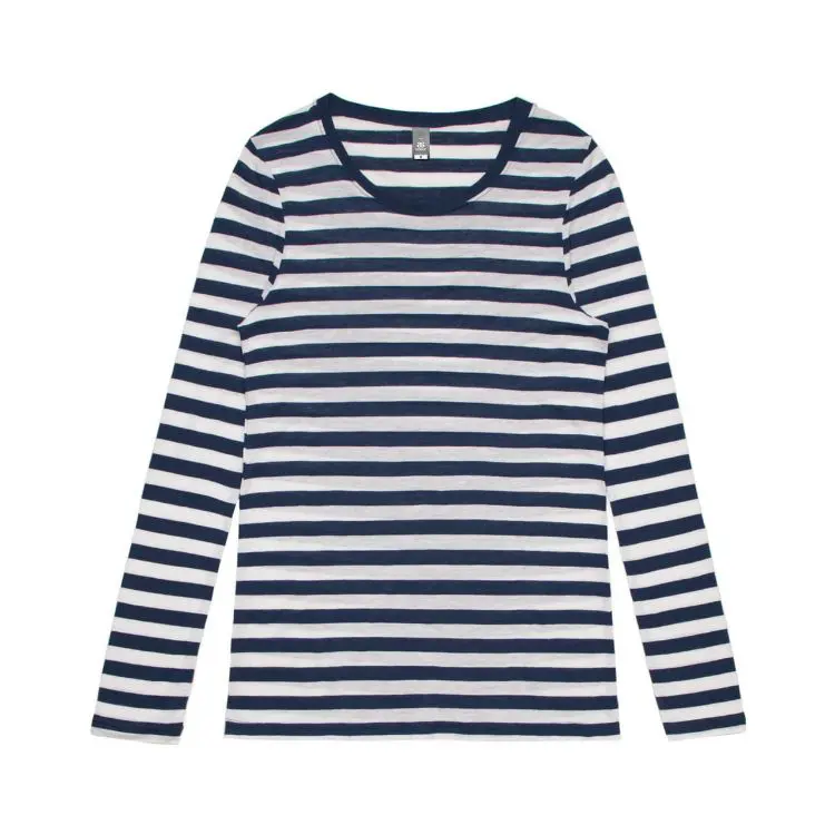Picture of Wo's Fine Stripe L/S Tee