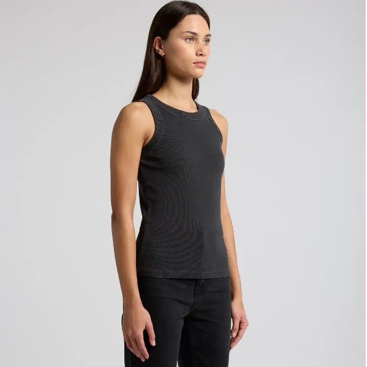 Picture of Wo's Faded Organic Rib Tank