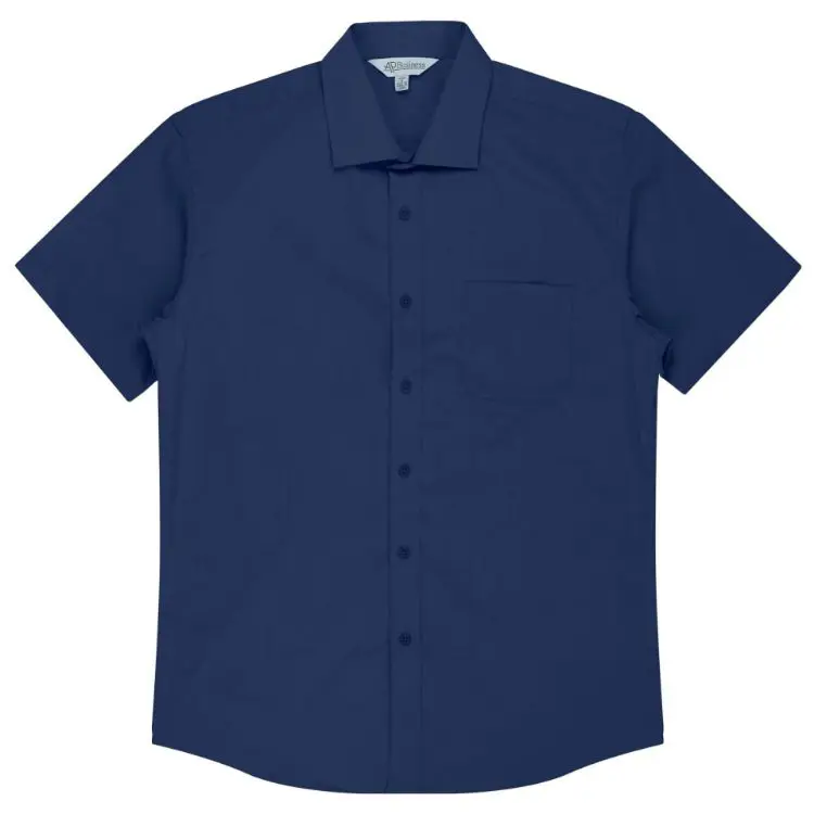 Picture of MOSMAN MENS SHIRT SHORT SLEEVE RUNOUT