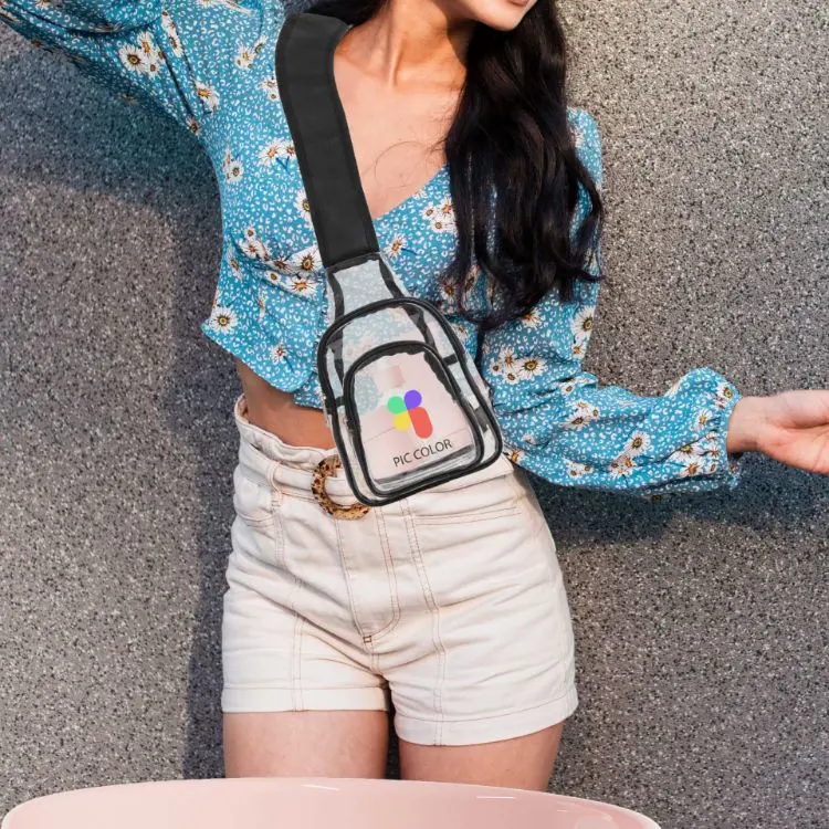 Picture of Clear PVC Crossbody Backpack