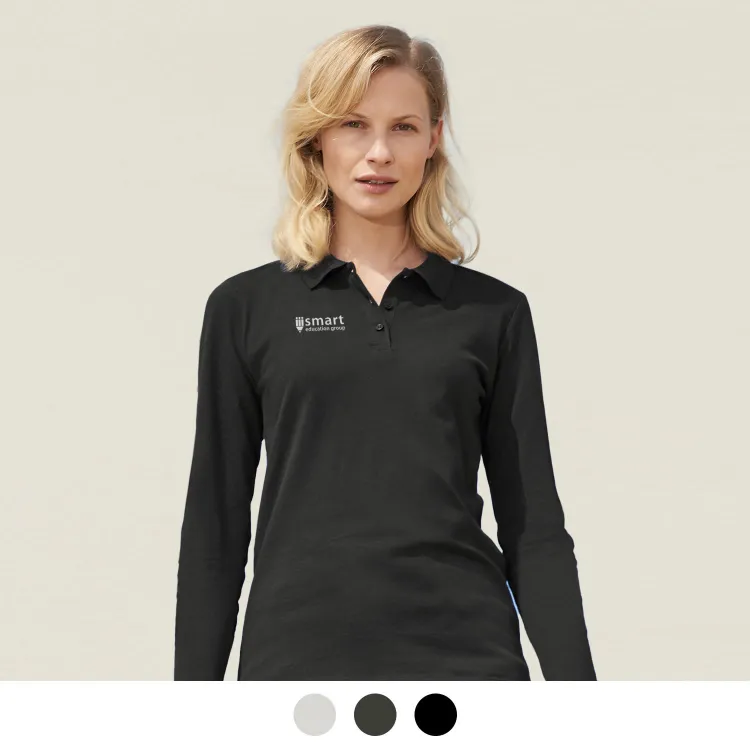 Picture of SOLS Perfect Women's Long Sleeve Polo