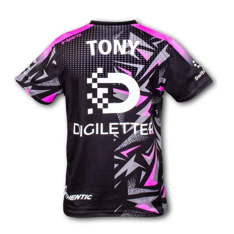 Picture of Custom Mens Sports V-Neck T- Shirt