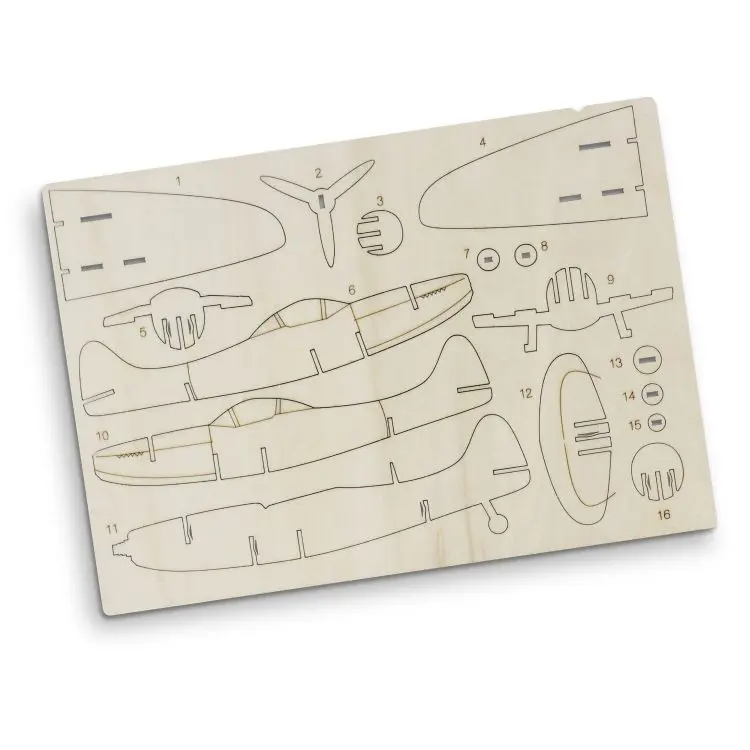 Picture of BRANDCRAFT Spitfire Wooden Model