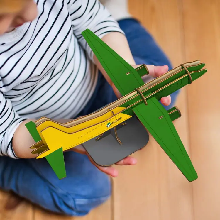 Picture of BRANDCRAFT Jet Plane Wooden Model
