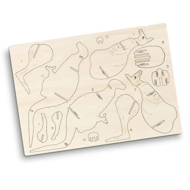Picture of BRANDCRAFT Kangaroo Wooden Model