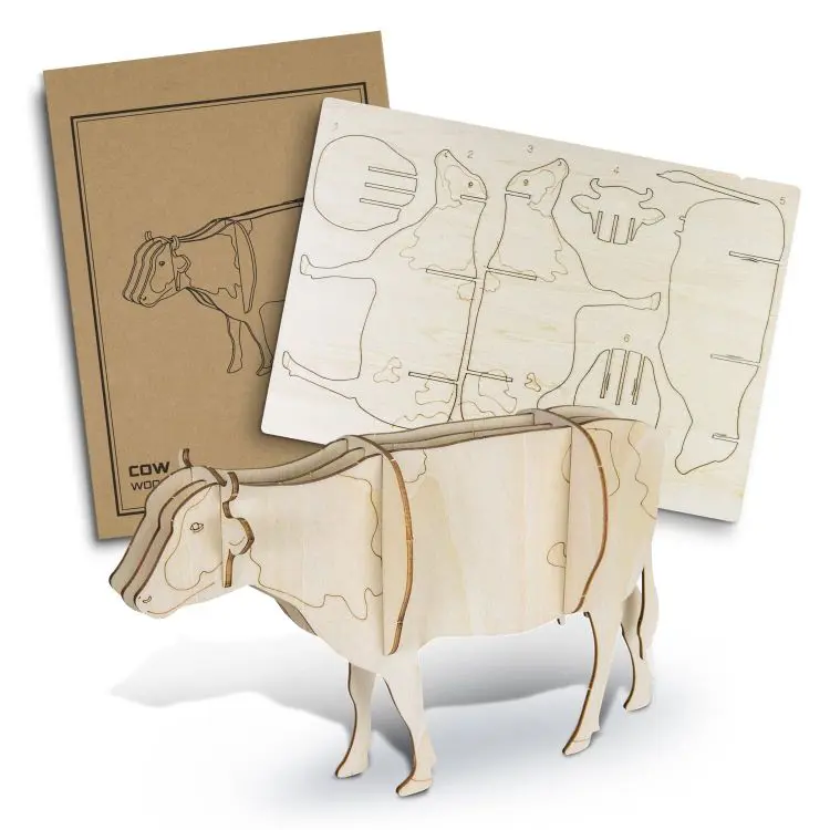 Picture of BRANDCRAFT Cow Wooden Model