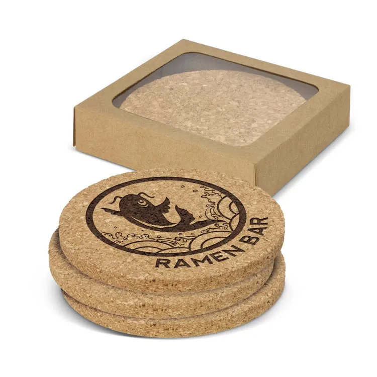 Picture of Oakridge Cork Coaster Round - Set of 4