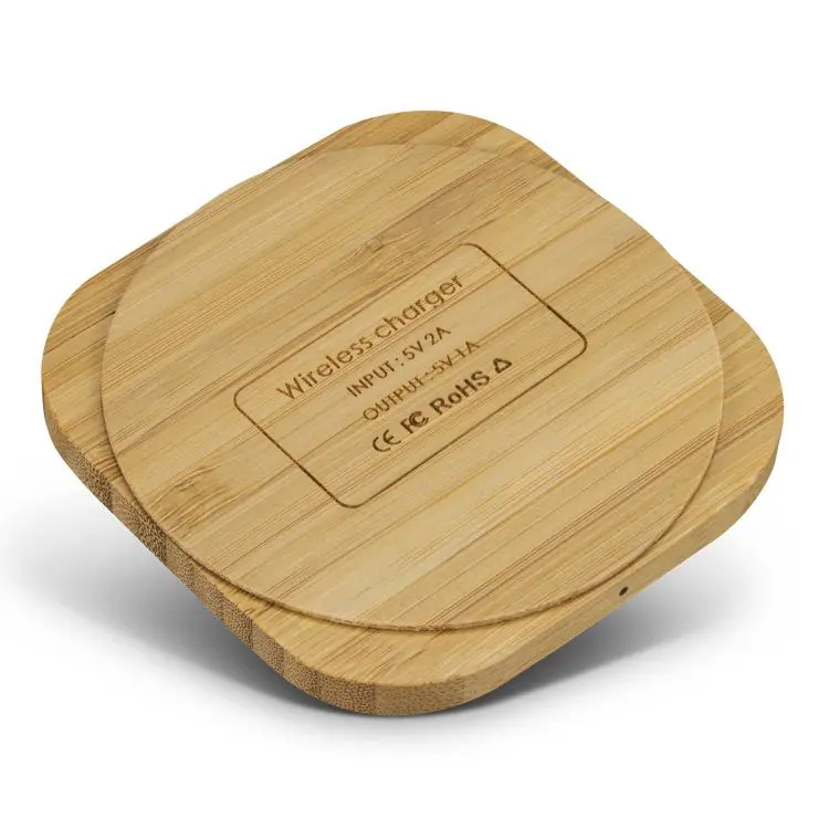 Picture of Vita Bamboo Wireless Charger - Square