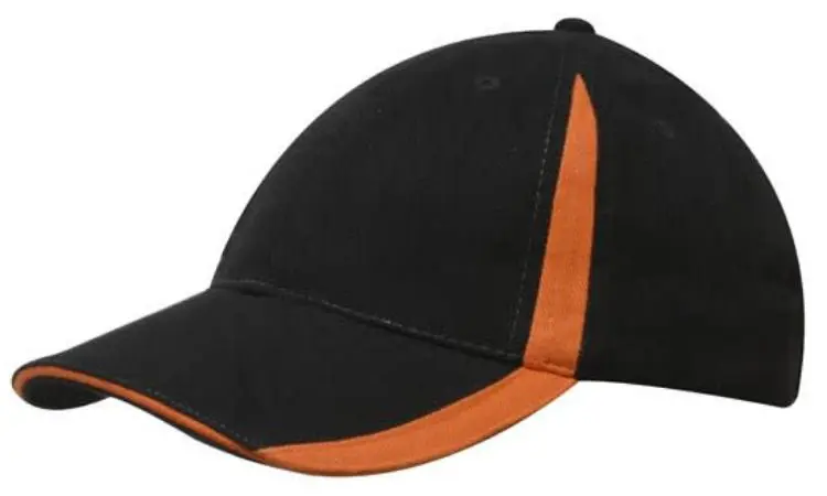 Picture of Brushed Heavy Cotton Cap with Inserts on the Peak & Crown