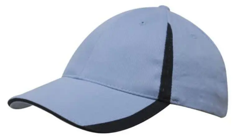Picture of Brushed Heavy Cotton Cap with Inserts on the Peak & Crown
