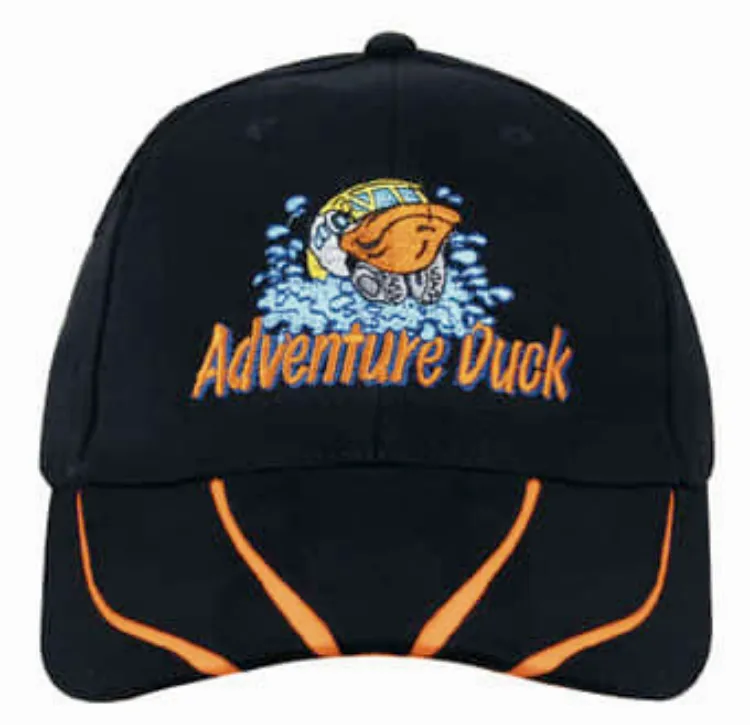 Picture of Brushed Heavy Cotton Cap with Hi-Vis Laminated Two-Tone Peak