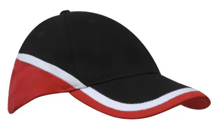 Picture of Brushed Heavy Cotton Tri-Coloured Cap