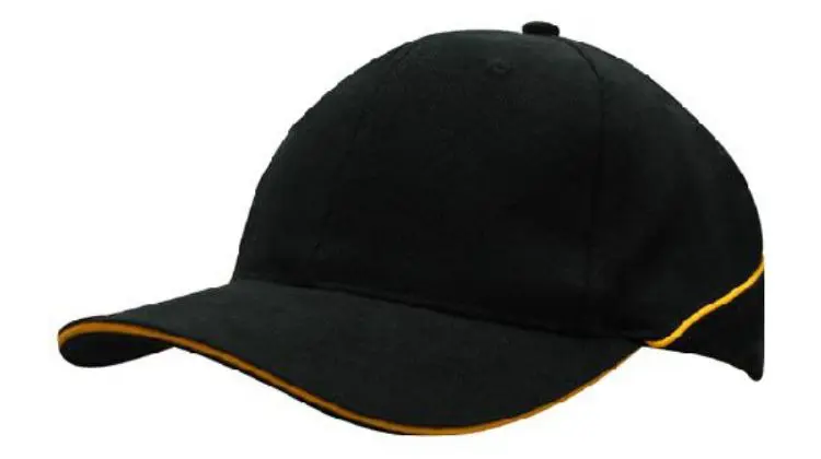 Picture of Brushed Heavy Cotton Cap with Crown Piping and Sandwich