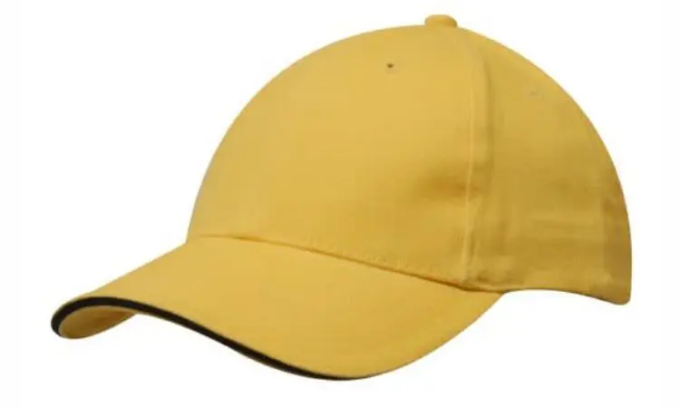 Picture of Brushed Heavy Cotton Cap with Sandwich Trim