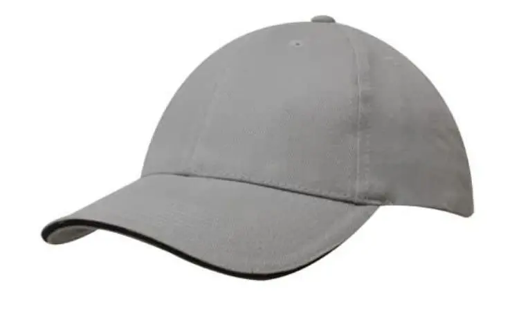 Picture of Brushed Heavy Cotton Cap with Sandwich Trim