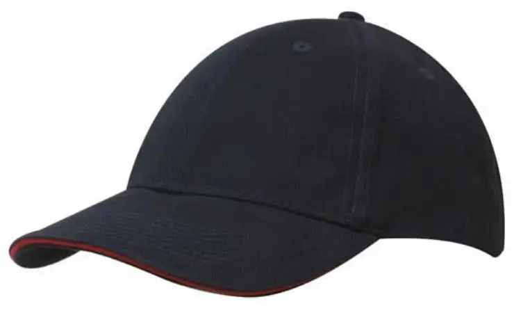Picture of Brushed Heavy Cotton Cap with Sandwich Trim