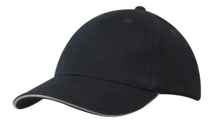Picture of Brushed Heavy Cotton Cap with Sandwich Trim
