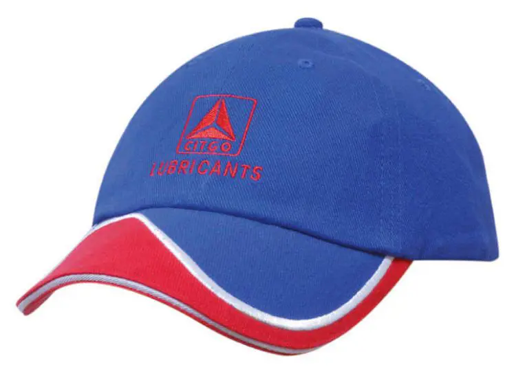 Picture of Brushed Heavy Cotton Cap with Sandwich & Peak Insert