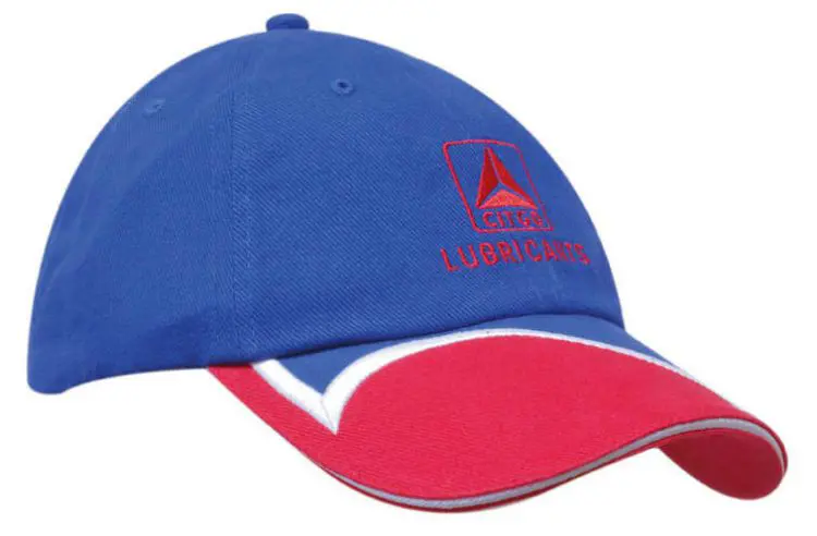 Picture of Brushed Heavy Cotton Cap with Sandwich & Peak Insert