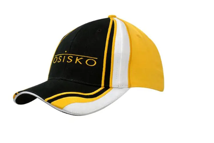 Picture of Brushed Heavy Cotton Cap with Crown/Peak Inserts & Embroidery