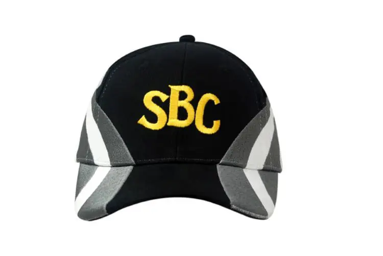 Picture of Brushed Heavy Cotton Cap with Fabric Inserts & Embroidery on Crown & Peak