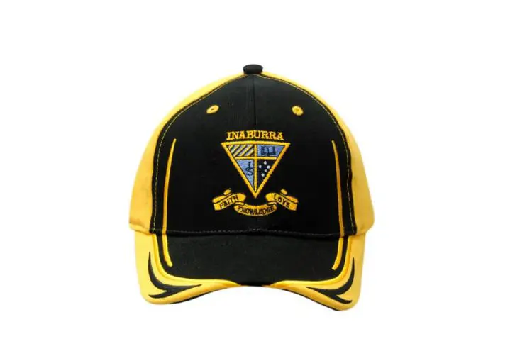 Picture of Brushed Heavy Cotton Cap with Crown/Peak Embroidery & Fabric Inserts on Peak