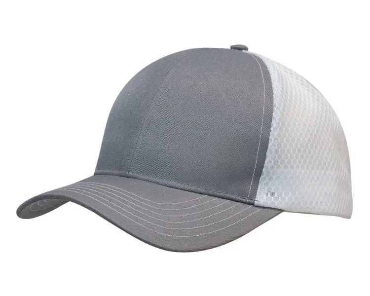 Picture of Breathable Poly Twill Cap with Honeycomb Mesh