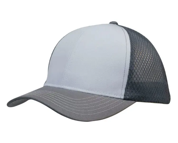 Picture of Breathable Poly Twill Cap with Honeycomb Mesh