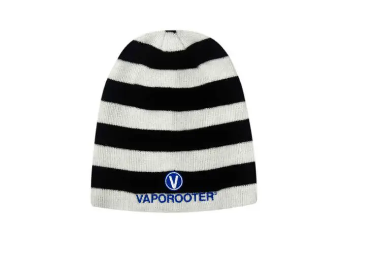 Picture of Rolled Down Acrylic Striped Beanie
